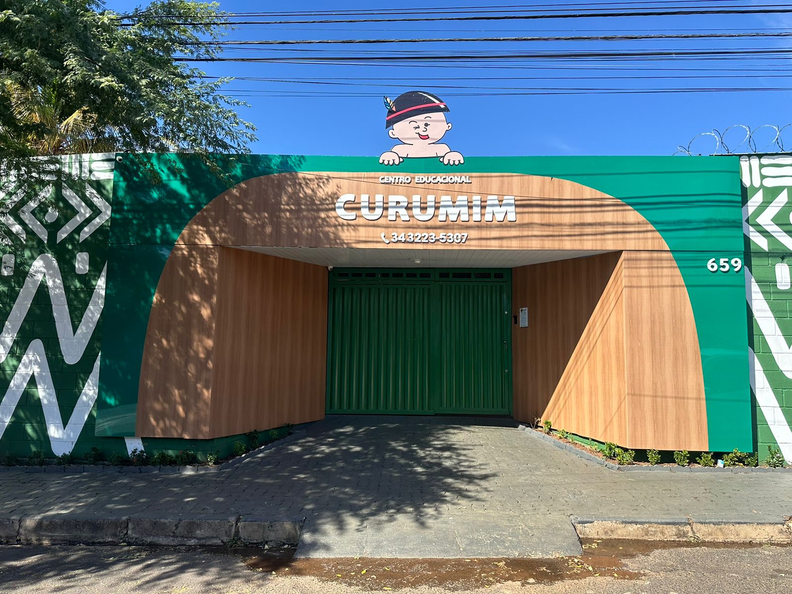 Fachada da Escola Curumim Uberlândia
